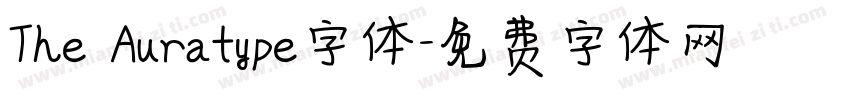 The Auratype字体字体转换